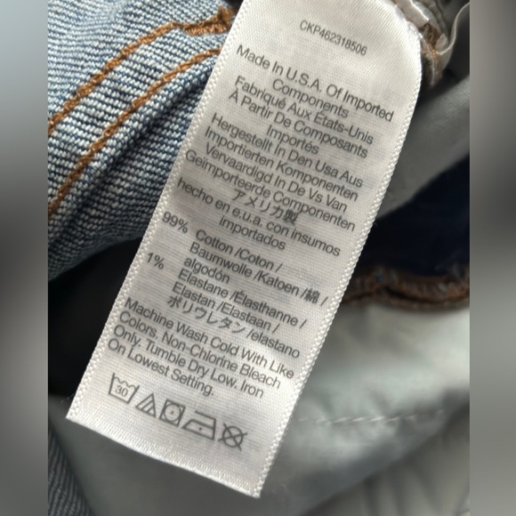 Madewell The Perfect Vintage Straight Crop Jean in Edendale Wash 27 - Picture 4 of 10